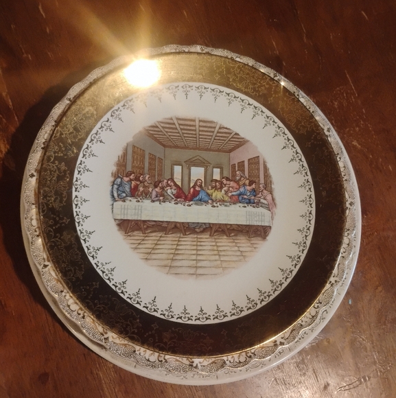 Elegant Last Supper Decorative Plate - Picture 1 of 16